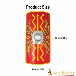 Antigüedad Legendario Escudo Romano Scutum Decorativo Con Umbo De Acero 10 Antigüedad Legendario Escudo Romano Scutum Decorativo Con Umbo De Acero -Armadura Ventas 3 267