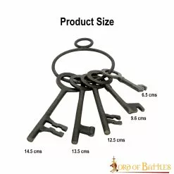 Juego De 5 Llaves Decorativas De Mazmorra Medieval De Hierro Forjado A Mano 10 Juego De 5 Llaves Decorativas De Mazmorra Medieval De Hierro Forjado A Mano -Armadura Ventas 3 284