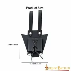 Rana Medieval De Cuero Genuino Para Su Daga Y Espada -Armadura Ventas 3 291