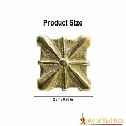 Juego De 5 Soportes Funcionales Medievales De Latón Macizo Para Cuero 10 Juego De 5 Soportes Funcionales Medievales De Latón Macizo Para Cuero -Armadura Ventas 3 311