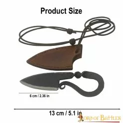 Cuchillo Vikingo De Hierro Forjado A Mano Con Funda De Cuero Auténtico 10 Cuchillo Vikingo De Hierro Forjado A Mano Con Funda De Cuero Auténtico -Armadura Ventas 3 33