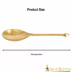 Cuchara Romana Cubertería Funcional De Latón Macizo Puro Juego De Dos Piezas -Armadura Ventas 3 34 3