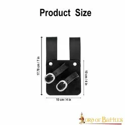 Rana Medieval De Cuero Auténtico Para Espada Y Hacha -Armadura Ventas 3 369