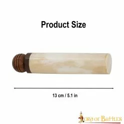 Accesorio Funcional Medieval Hecho A Mano Porta Aguja De Hueso Genuino 10 Accesorio Funcional Medieval Hecho A Mano Porta Aguja De Hueso Genuino -Armadura Ventas 3 38 2