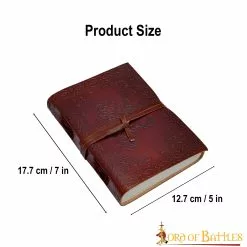 León Rampante Heráldico Diario Notas De Diario De Cuero Auténtico Hecho A Mano -Armadura Ventas 3 382 1