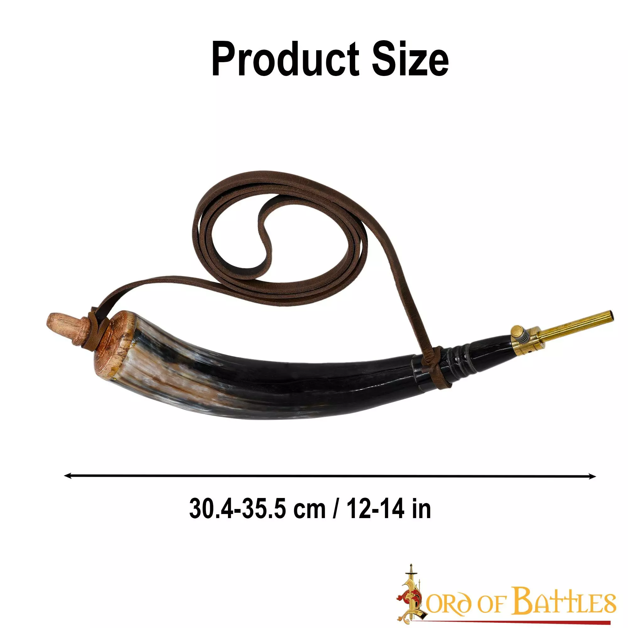 Cuerno De Pólvora Medieval Vikingo Accesorio De Cuerno Auténtico Y Funcional 5 Cuerno De Pólvora Medieval Vikingo Accesorio De Cuerno Auténtico Y Funcional - Imagen 3