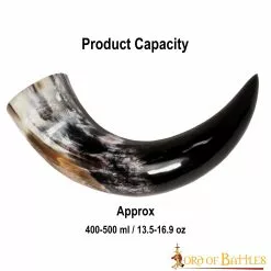 Cuerno Para Beber De León Rampante Grabado Cuerno De Buey Auténtico Hecho A Mano 10 Cuerno Para Beber De León Rampante Grabado Cuerno De Buey Auténtico Hecho A Mano -Armadura Ventas 3 40