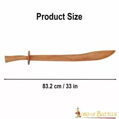 Alfanje Artesanal Espada De Madera Madera De Origen ético -Armadura Ventas 3 5 3