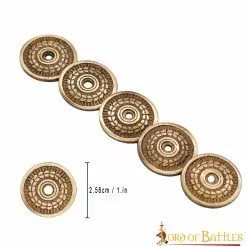 Coronas De Latón Macizo Puro Juego De 5 Adornos Accesorio Para Cuero Y Ropa 10 Coronas De Latón Macizo Puro Juego De 5 Adornos Accesorio Para Cuero Y Ropa -Armadura Ventas 3 53 1