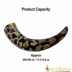 Cuerno Medieval Vikingo Para Beber Con Diseño Quemado Hecho A Mano Cuerno De Buey Auténtico 10 Cuerno Medieval Vikingo Para Beber Con Diseño Quemado Hecho A Mano Cuerno De Buey Auténtico -Armadura Ventas 3 56