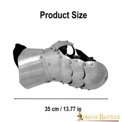 Medieval Caballero Torneo Manopla Guanteletes Calibre 16 -Armadura Ventas 3 61 1