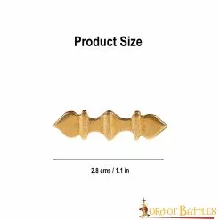 Juego De 5 Soportes Para Cinturón Elite De Latón Macizo Puro Accesorio Funcional -Armadura Ventas 3 66