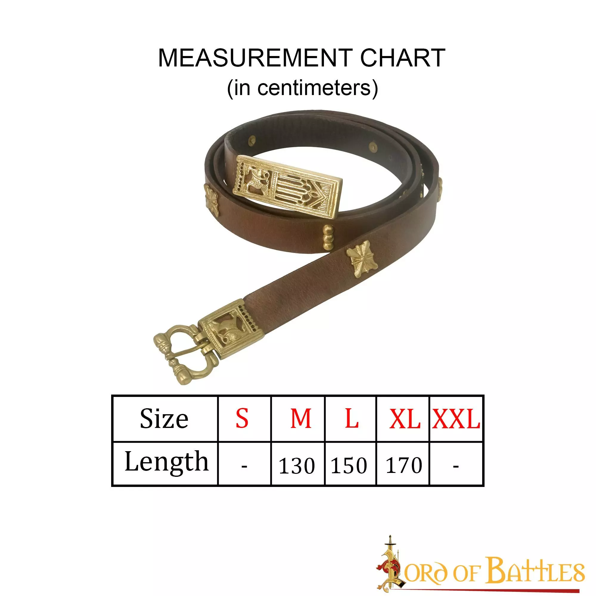 Cinturón Medieval De Cuero Con Hebilla Y Capucha De Latón Puro 5 Cinturón Medieval De Cuero Con Hebilla Y Capucha De Latón Puro - Imagen 3