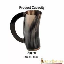 Taza De Cerveza Medieval Vikinga Hecha A Mano Con Auténtico Cuerno De Buey 10 Taza De Cerveza Medieval Vikinga Hecha A Mano Con Auténtico Cuerno De Buey -Armadura Ventas 3 72 1