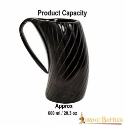 Taza De Cerveza Medieval Vikinga Hecha A Mano Con Auténtico Cuerno De Buey 10 Taza De Cerveza Medieval Vikinga Hecha A Mano Con Auténtico Cuerno De Buey -Armadura Ventas 3 76 3