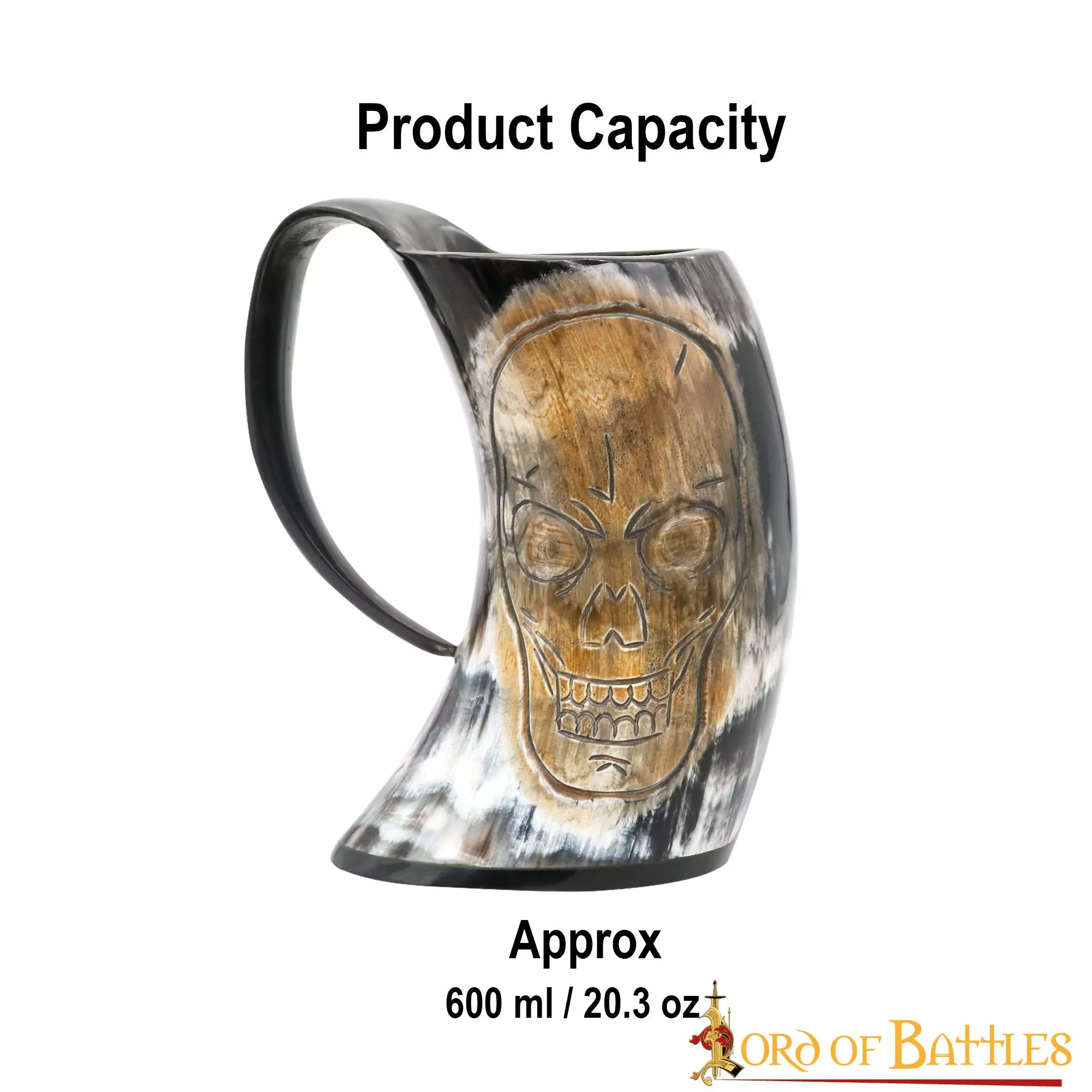 Taza De Cerveza Medieval Vikinga Hecha A Mano Con Auténtico Cuerno De Buey 5 Taza De Cerveza Medieval Vikinga Hecha A Mano Con Auténtico Cuerno De Buey - Imagen 3