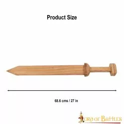 Gladius Romano Espada Artesanal De Madera Con Diseño Histórico 10 Gladius Romano Espada Artesanal De Madera Con Diseño Histórico -Armadura Ventas 3 82