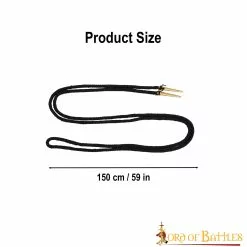 Aiglets Medievales De Latón Puro Tejido Cuerdas Negras Accesorio Ideal Para Ropa -Armadura Ventas 3 87 1