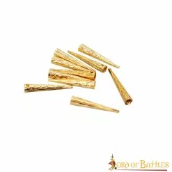 Juego De 10 Bengalas Medievales De Latón Macizo Con Adornos -Armadura Ventas 3 87 2