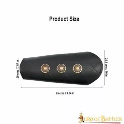 Brazales Medievales De Cuero Auténtico Hechos A Mano -Armadura Ventas 3 93 1