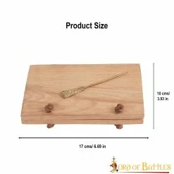 Tableta De Cera Romana Con Estilete De Latón Puro Accesorio Funcional De Madera 10 Tableta De Cera Romana Con Estilete De Latón Puro Accesorio Funcional De Madera -Armadura Ventas 3 93