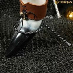Mythrojan Hand Forged Drinking Horn Twisted Rack : Soporte De Hierro Para Cuerno De Cerveza De Hidromiel Medieval Y Vikingo -Armadura Ventas 3 DSC01363 2