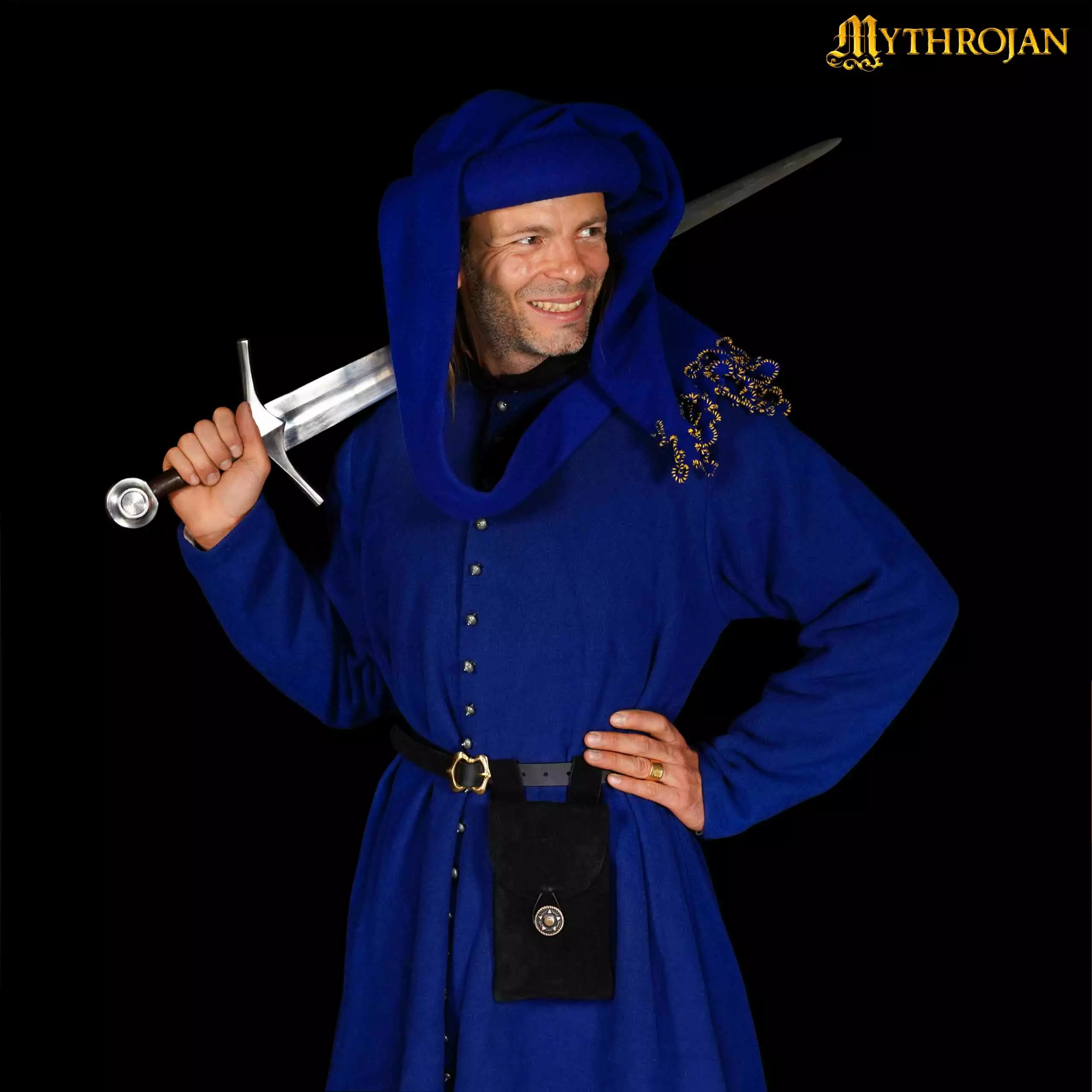 Riñonera De Ante Mythrojan, Ideal Para La Recreación LARP SCA Y La Feria Ren, Piel De Ante 4 Riñonera De Ante Mythrojan, Ideal Para La Recreación LARP SCA Y La Feria Ren, Piel De Ante - Imagen 2