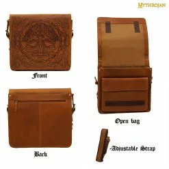 Mythrojan URBAN VIKING SATCHEL CUERO REAL 14″ Mjolnir Bolsa De Mensajero Vintage Celtic Laptop Maletín 11 Mythrojan URBAN VIKING SATCHEL CUERO REAL 14″ Mjolnir Bolsa De Mensajero Vintage Celtic Laptop Maletín -Armadura Ventas 301062BR 6 1