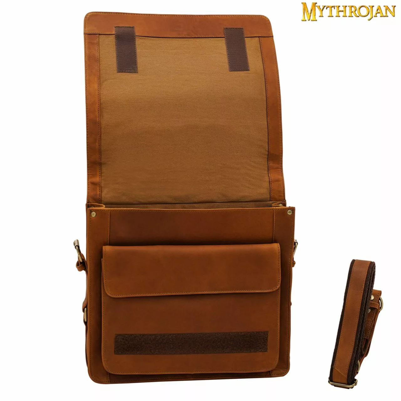 Mythrojan URBAN VIKING SATCHEL CUERO REAL 14″ Mjolnir Bolsa De Mensajero Vintage Celtic Laptop Maletín 4 Mythrojan URBAN VIKING SATCHEL CUERO REAL 14″ Mjolnir Bolsa De Mensajero Vintage Celtic Laptop Maletín - Imagen 2