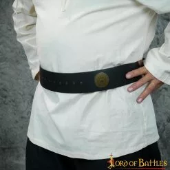 CINTURÓN MEDIEVAL ANCHO DE CUERO -Armadura Ventas 3090BK 6