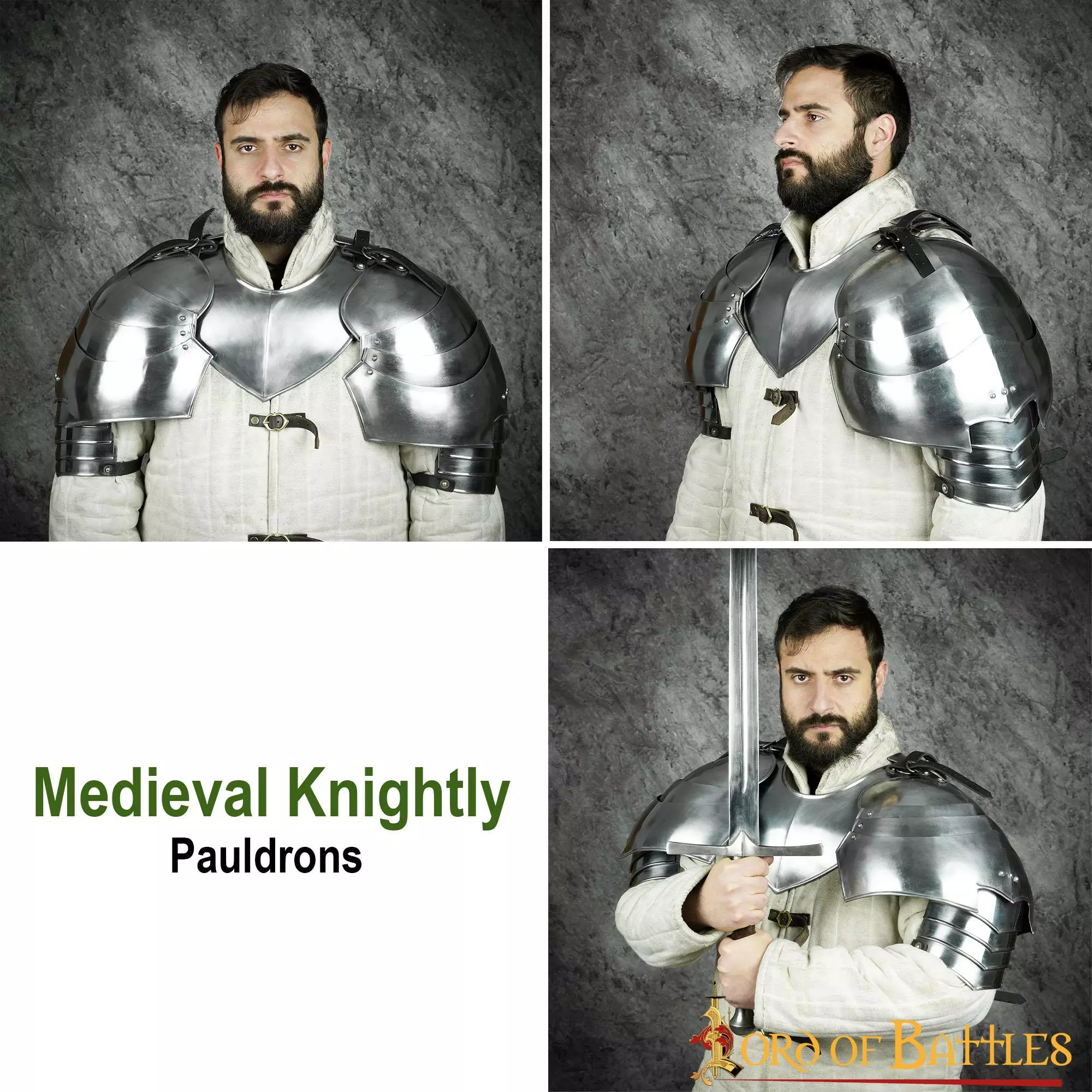 Grandes Pañuelos Medievales De Caballero Calibre 18 8 Grandes Pañuelos Medievales De Caballero Calibre 18 - Imagen 6