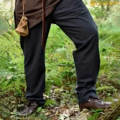 Mythrojan WARRIOR CANVAS TROUSERS Medieval Viking Knight Pirate Algodón -Armadura Ventas 350