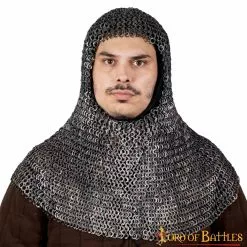 Anilla Plana De Cota De Malla Clásica, Remachada, DI 9 Mm, Natural