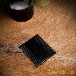 Peine Medieval De Dos Caras Hecho A Mano Con Auténtico Cuerno De Buey -Armadura Ventas 4 117