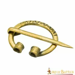 Broche Medieval Vikingo De Latón Puro Peroné Para Capa -Armadura Ventas 4 127
