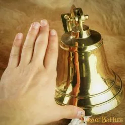 Campana De Barco Medieval Hecha A Mano De Latón Macizo Puro Accesorio Funcional 13 Campana De Barco Medieval Hecha A Mano De Latón Macizo Puro Accesorio Funcional -Armadura Ventas 4 129