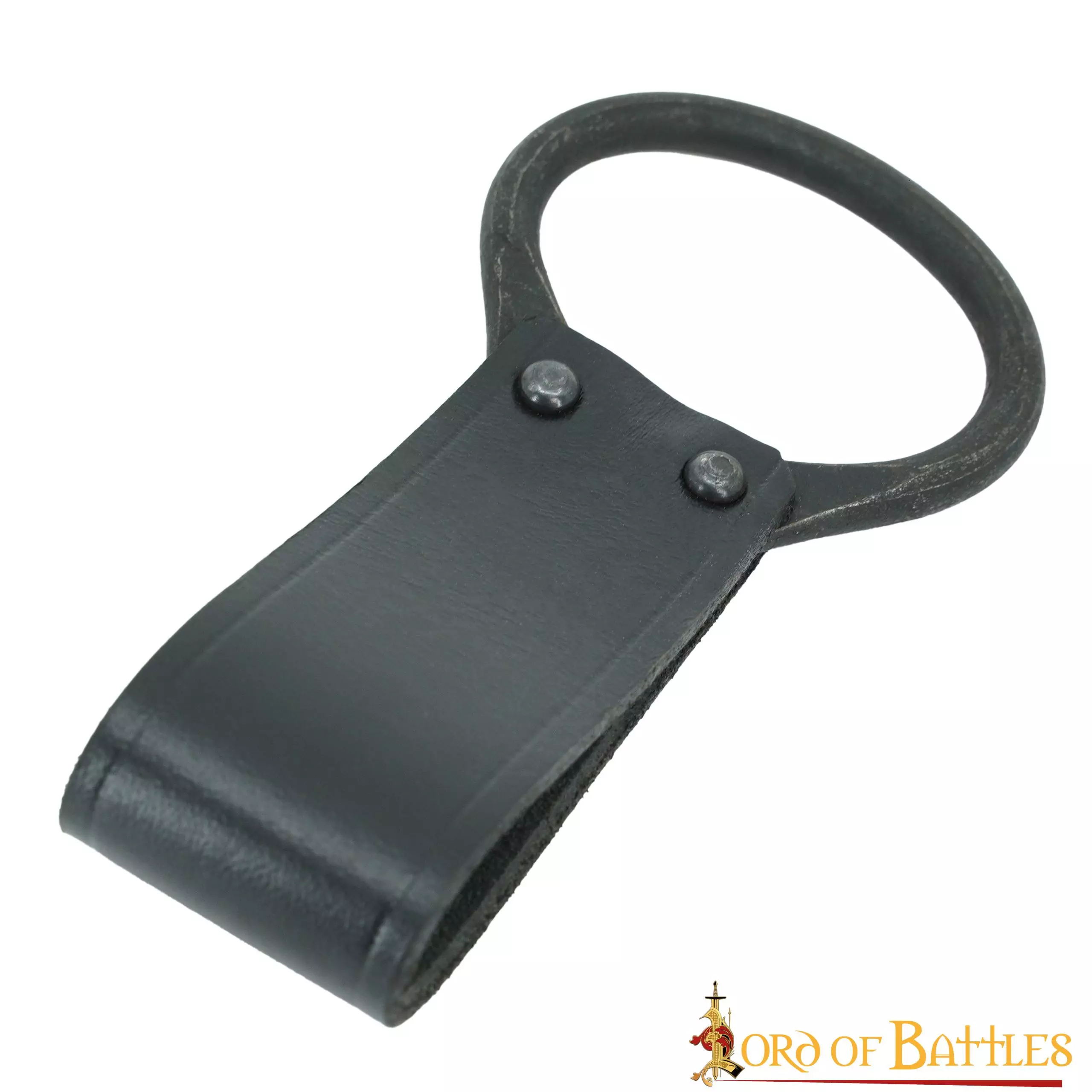 Rana Medieval De Hacha O Garrote Con Anillo De Acero Forjado 4 Rana Medieval De Hacha O Garrote Con Anillo De Acero Forjado - Imagen 2