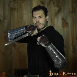 Brazales Medievales De Fantasía Con Protección Para Codos Y Manos