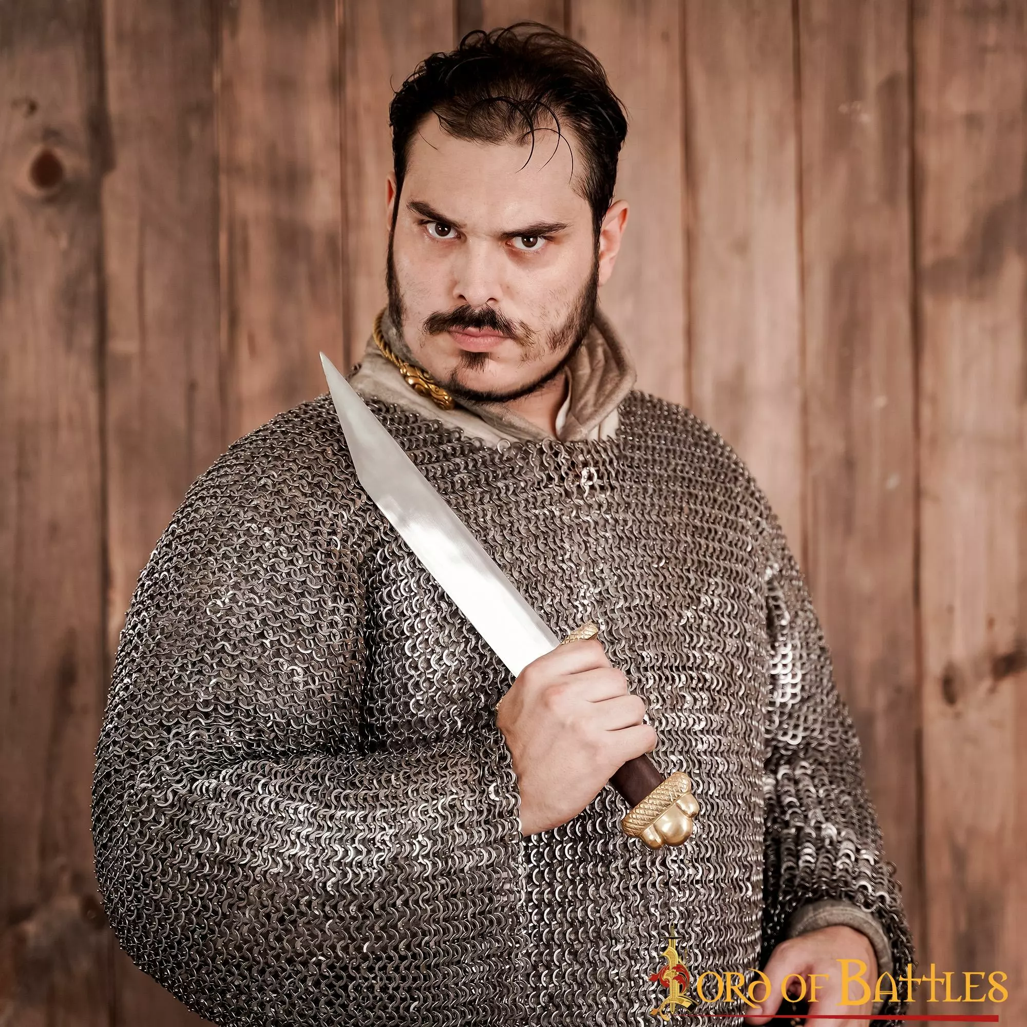 Daga Vikinga Seax Con Vaina De Cuero 8 Daga Vikinga Seax Con Vaina De Cuero - Imagen 6