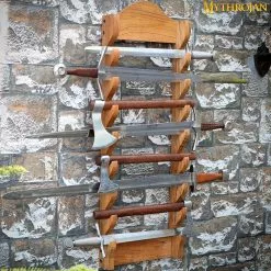 Soporte De Madera Para Espadas Mythrojan De 8 Niveles 12 Soporte De Madera Para Espadas Mythrojan De 8 Niveles -Armadura Ventas 4 15 1