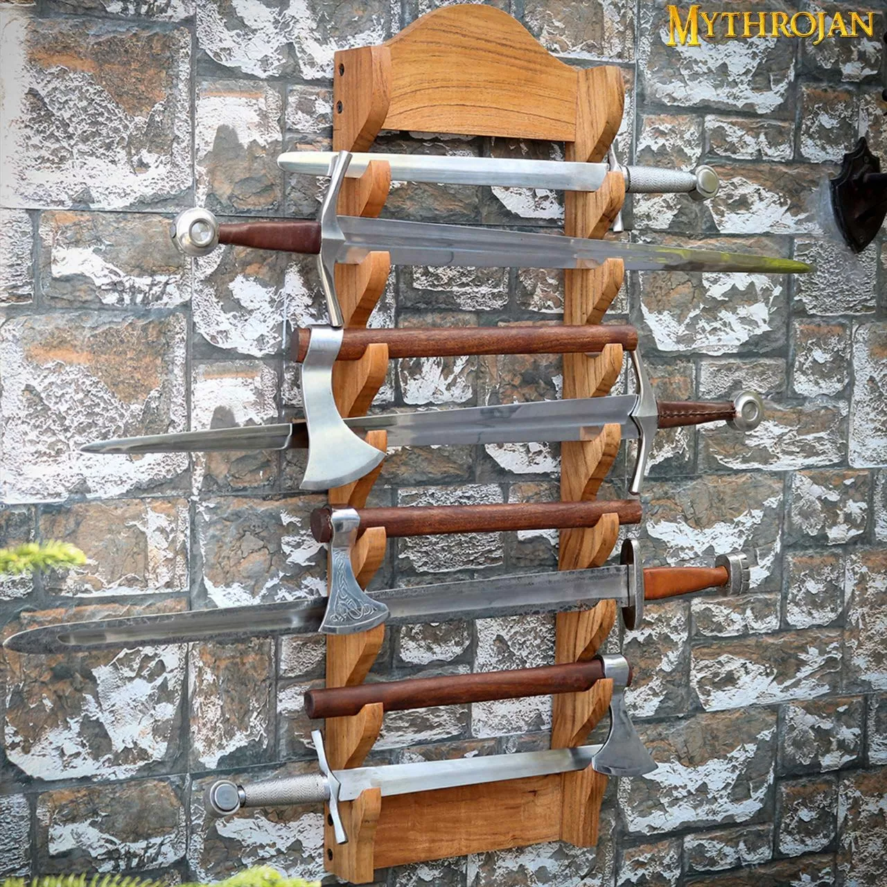 Soporte De Madera Para Espadas Mythrojan De 8 Niveles 7 Soporte De Madera Para Espadas Mythrojan De 8 Niveles - Imagen 5