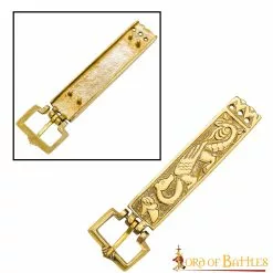 Hebilla De Cinturón Vikinga Ornamentada De Latón Macizo Puro Accesorio Funcional 13 Hebilla De Cinturón Vikinga Ornamentada De Latón Macizo Puro Accesorio Funcional -Armadura Ventas 4 174