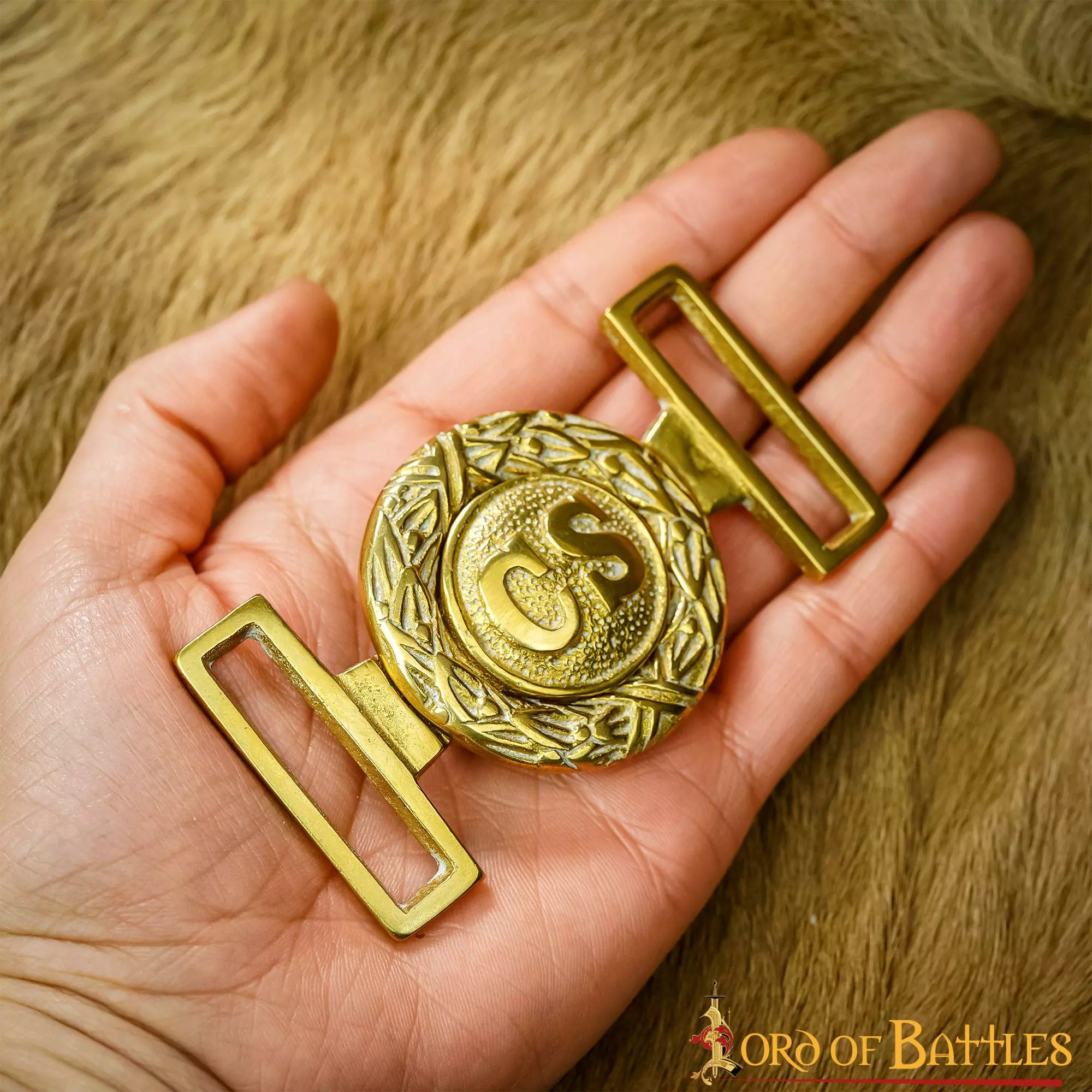 Hebilla De Latón Para Cinturón De Oficiales Confederados De La Guerra Civil 7 Hebilla De Latón Para Cinturón De Oficiales Confederados De La Guerra Civil - Imagen 5