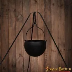 The Wandering Quester Caldero De Cocina De Hierro Forjado A Mano Accesorio De Camping -Armadura Ventas 4 182