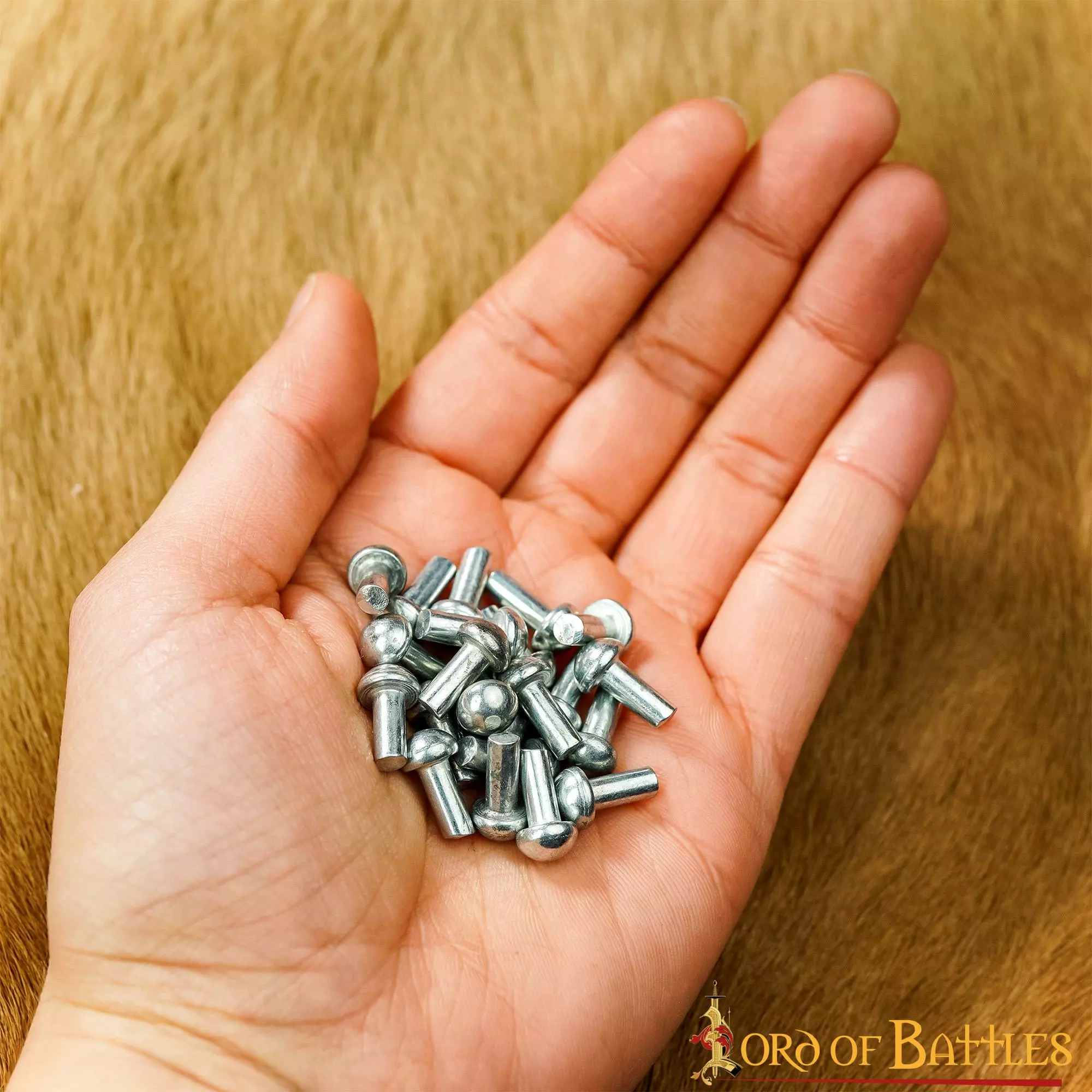 Juego De 25 Remaches De Acero De Cabeza De Seta Para Armadura De Placas Equipo De Cuero 7 Juego De 25 Remaches De Acero De Cabeza De Seta Para Armadura De Placas Equipo De Cuero - Imagen 5