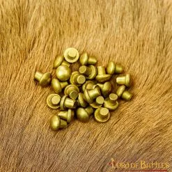 Juego De 25 Remaches De Cabeza De Seta Pequeños De Latón Puro -Armadura Ventas 4 210