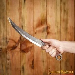 Cuchillo Medieval De Cazador Forjado A Mano Con Funda De Cuero Auténtico -Armadura Ventas 4 223