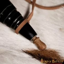 Cuerno De Pólvora De Guerrero Vikingo Accesorio De Cuerno Auténtico Y Funcional -Armadura Ventas 4 25