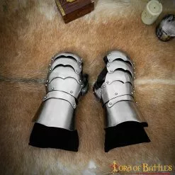Medieval Caballero Torneo Manopla Guanteletes Calibre 16 -Armadura Ventas 4 250