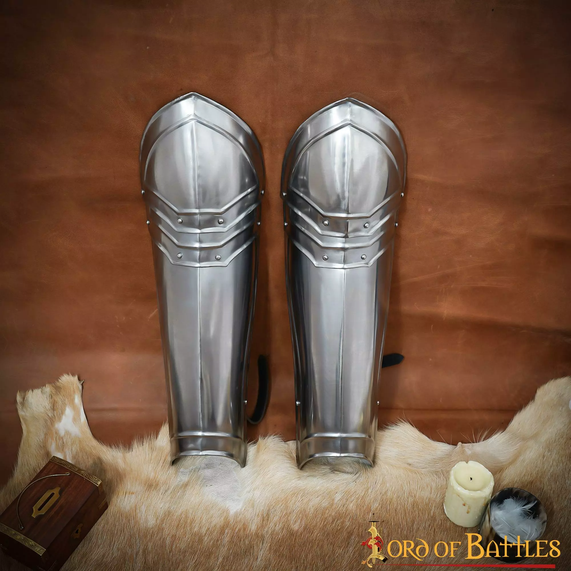 Fantasía Medieval Clásica Grebas De Caballero Calibre 18 8 Fantasía Medieval Clásica Grebas De Caballero Calibre 18 - Imagen 6